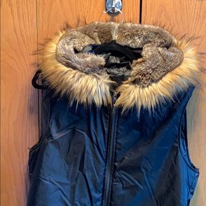 Zara | faux fur coat insert XL